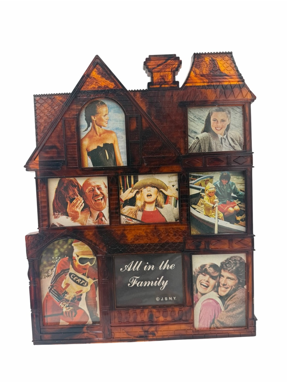 Vintage Victorian Gothic Haunted House Picture Photo Frame Wall Decor,